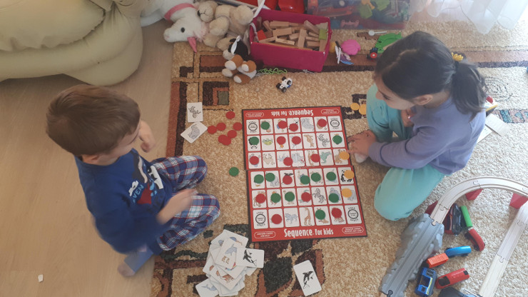 Sequence for kids boardgame